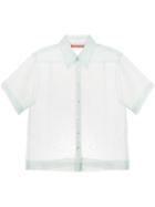 Manning Cartell Sheer Short-sleeved Shirt - Green