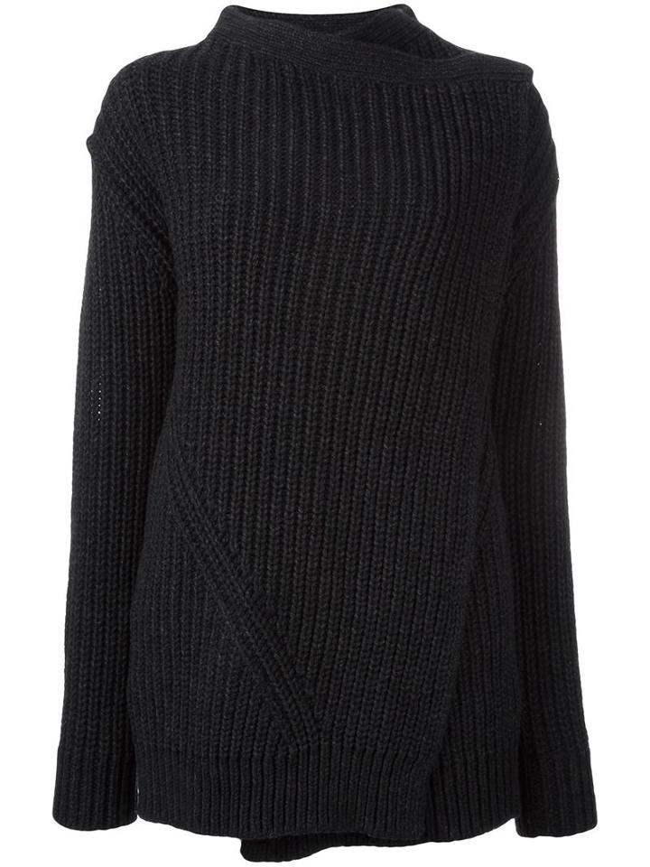 Diesel 'quieres' Jumper, Women's, Size: Xs, Black, Wool/nylon