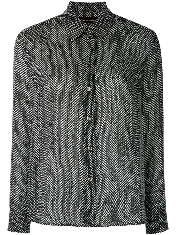 Vanessa Seward Polka Dot Shirt - Black