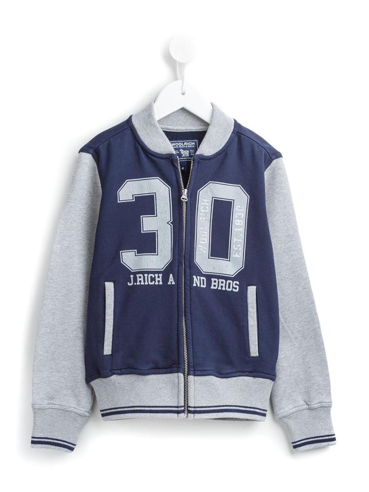 Woolrich Kids Zipped Up Cardigan