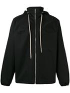 Rick Owens Drkshdw - Drawstring Hooded Jacket - Men - Cotton - M, Black, Cotton