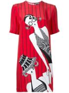 Holly Fulton Ladies T-shirt Dress, Women's, Size: 8, Red, Silk