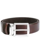 Kiton - Two-tone Belt - Men - Leather - 100, Brown, Leather
