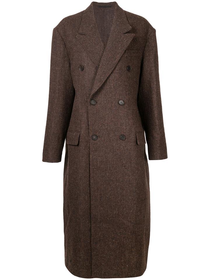 Rokh Long Coat - Brown
