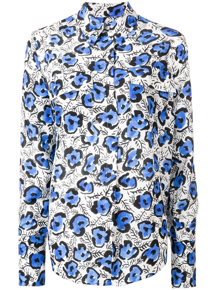 Christian Wijnants Floral Print Shirt - White