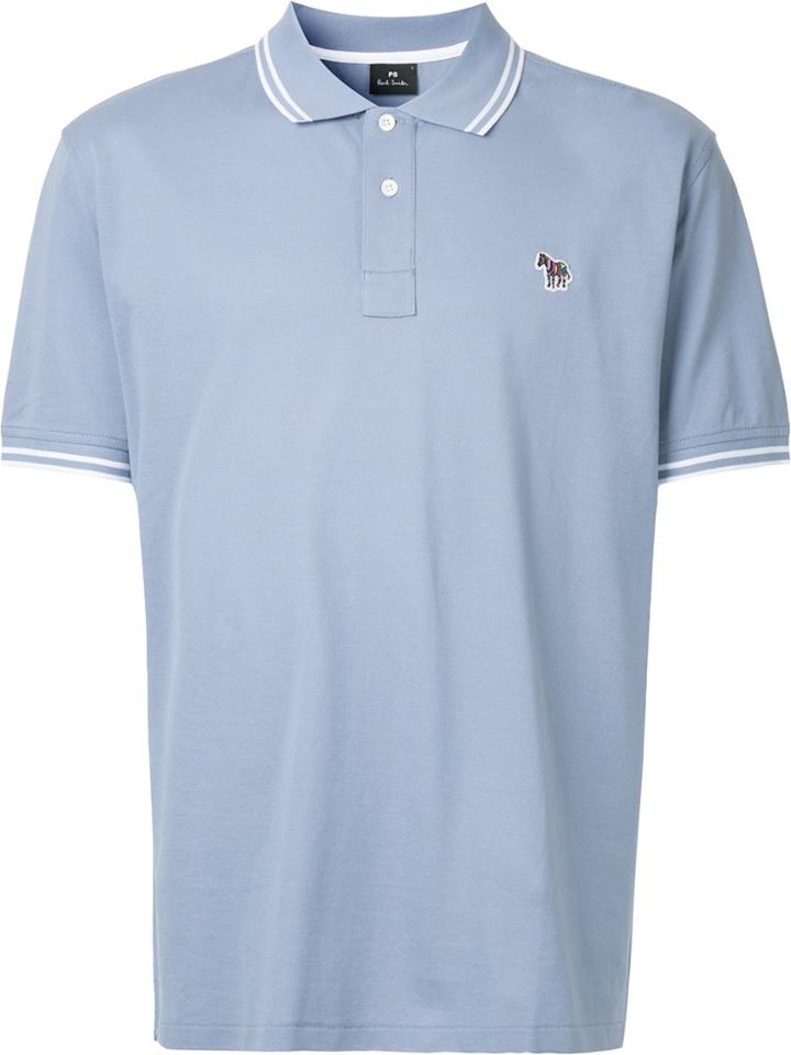 Ps By Paul Smith Casual Polo Shirt - Blue