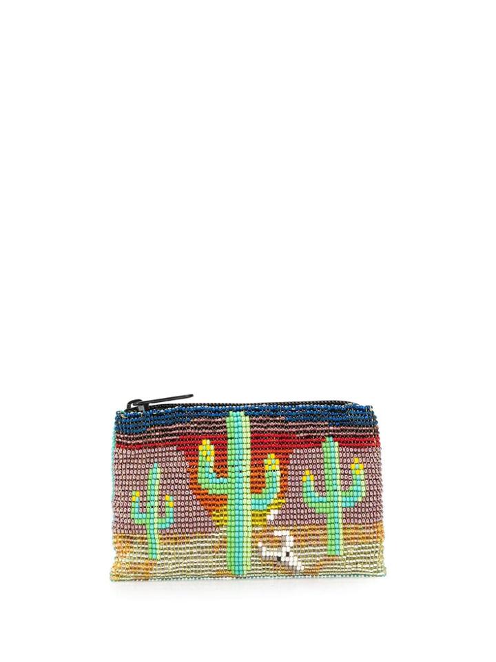 Jessie Western Cactus Wallet - Green