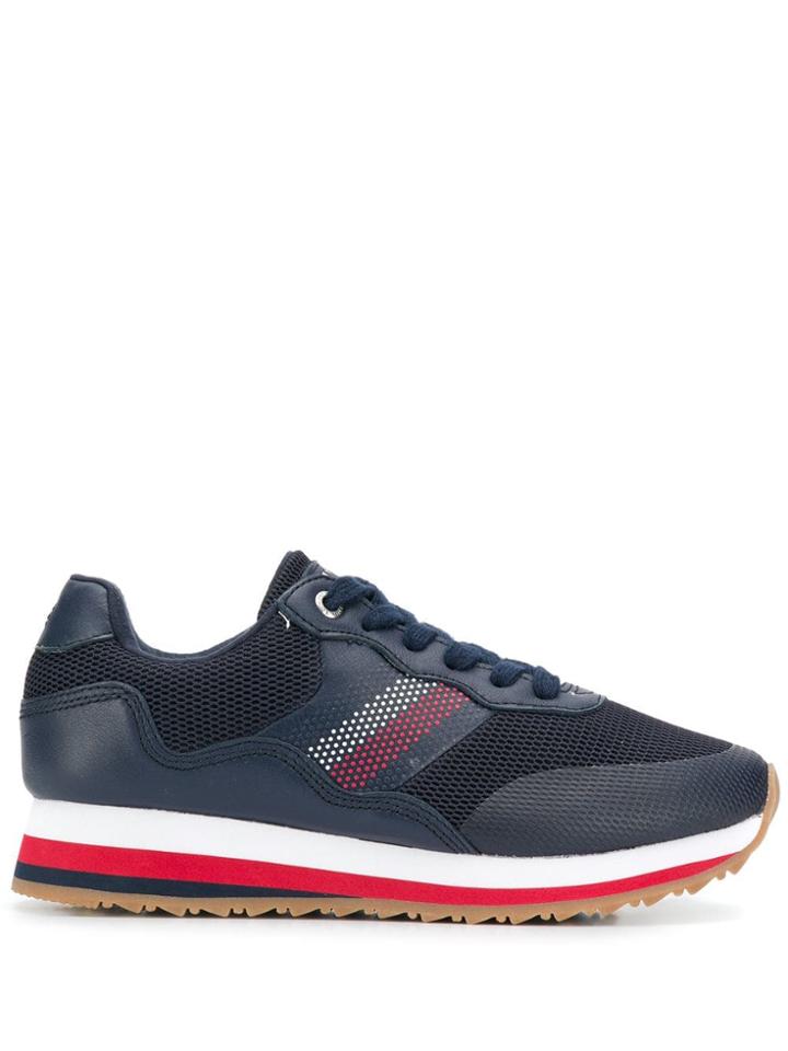 Tommy Hilfiger Stripe Detail Sneakers - Blue