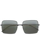 Oliver Peoples Rassine Square Frame Sunglasses - Black