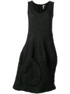 Comme Des Garçons Textured Asymmetrically Structured Dress - Black