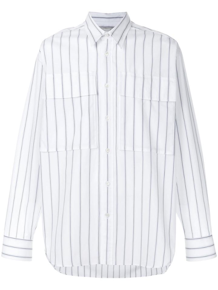 Stella Mccartney Casual Striped Shirt - White
