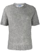 Prada Loose Knit Top - Grey