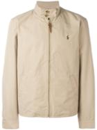 Polo Ralph Lauren Band Collar Zipped Jacket, Men's, Size: Xxl, Nude/neutrals, Cotton/nylon/polyester