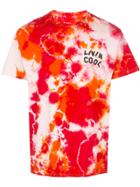 Livincool Tie-dye Crewneck T-shirt - Red