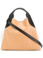 Lanvin Colour Block Tote - Nude & Neutrals