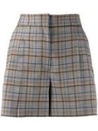 Sandro Paris Checked Pattern Shorts - Grey