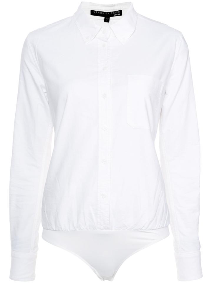 Veronica Beard Brigitte Bodysuit - White