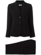 Alberto Biani Three Button Blazer, Women's, Size: 48, Black, Triacetate/polyester/viscose/spandex/elastane