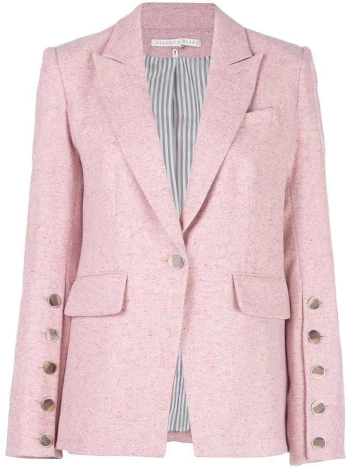 Veronica Beard Knitted Blazer - Pink