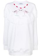Vivetta Fringe Detail Sweatshirt - White