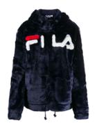 Fila Textured Logo Detail Jacket - Blue