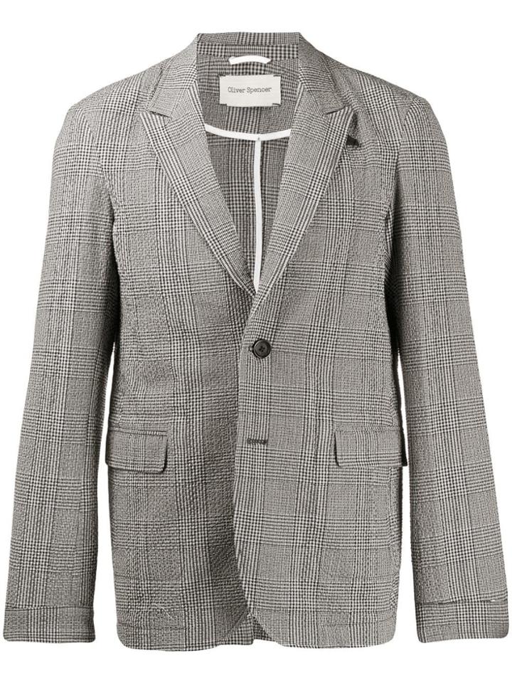 Oliver Spencer Brookes Single Breasted Jacket - Blue