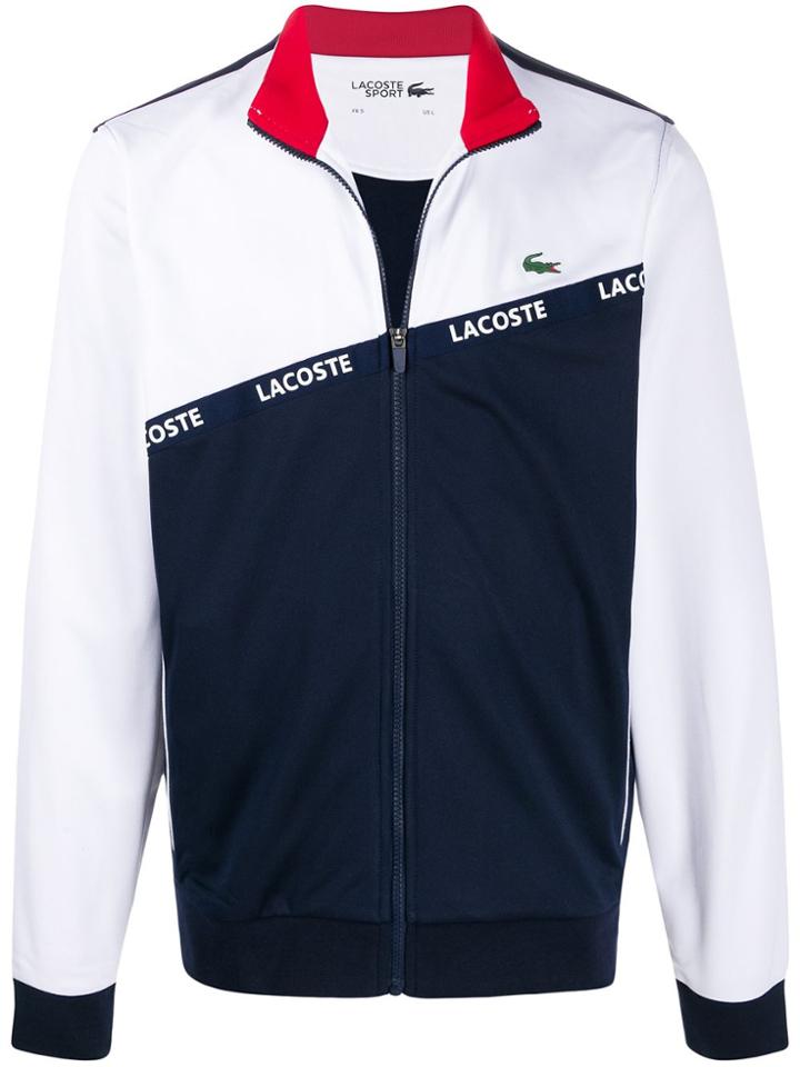Lacoste Jersey Track Jacket - White