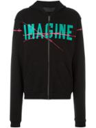 Haider Ackermann 'imagine' Print Hoodie, Men's, Size: Xs, Black, Cotton/spandex/elastane