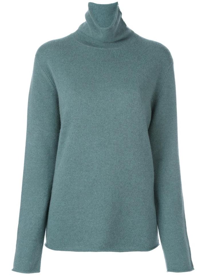 Chloé Turtleneck Jumper, Women's, Size: Medium, Green, Cashmere