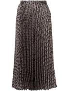 Ginger & Smart Chronicle Logo Skirt - Brown