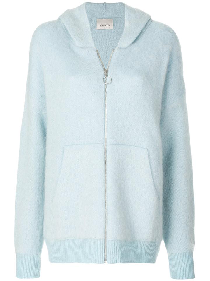 Laneus Knit Hoodie - Blue
