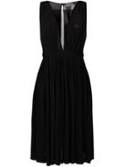 Nº21 Plunge Neck Dress - Black