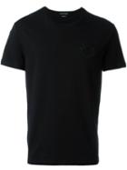 Alexander Mcqueen Crown Skull T-shirt, Men's, Size: Small, Black, Cotton/polyester/metallic Fibre