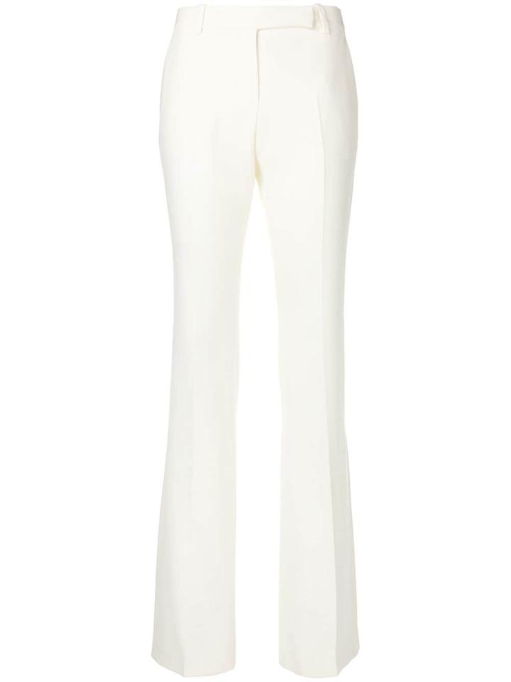 Alexander Mcqueen Classic Flared Trousers - White