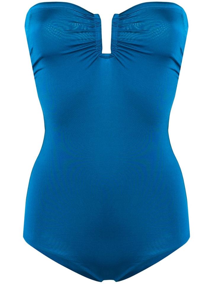 Forte Forte Strapless One-piece - Blue