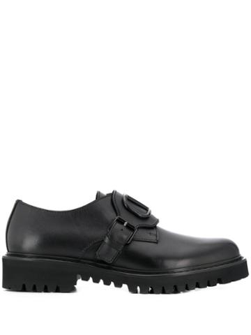 Valentino Valentino Garavani Vlogo Derby Shoes - Black