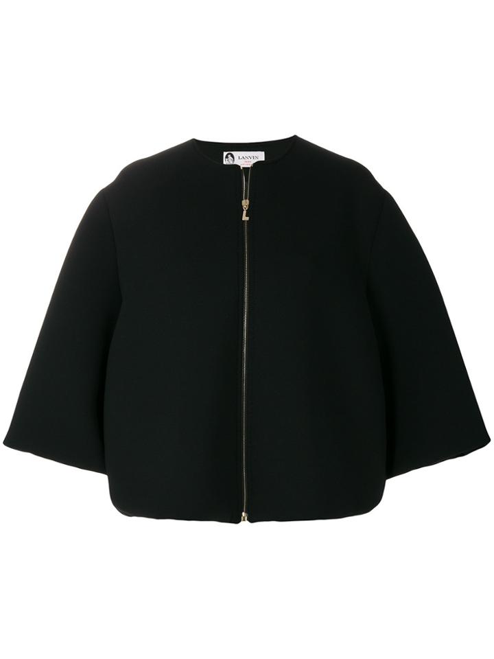 Lanvin Balloon Coat - Black
