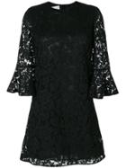 Valentino Heavy Lace Dress - Black