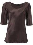 Dodo Bar Or Multi Print Blouse - Black