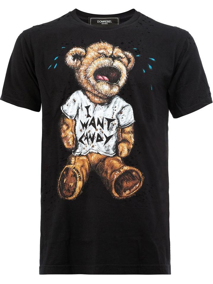 Dom Rebel I Want Candy T-shirt, Men's, Size: Medium, Black, Cotton