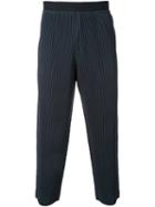 Homme Plissé Issey Miyake Pleated Cropped Trousers, Men's, Size: 2, Green, Polyester