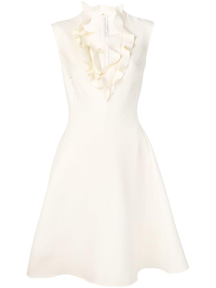 Ermanno Scervino Ruffle-trimmed Dress - Neutrals