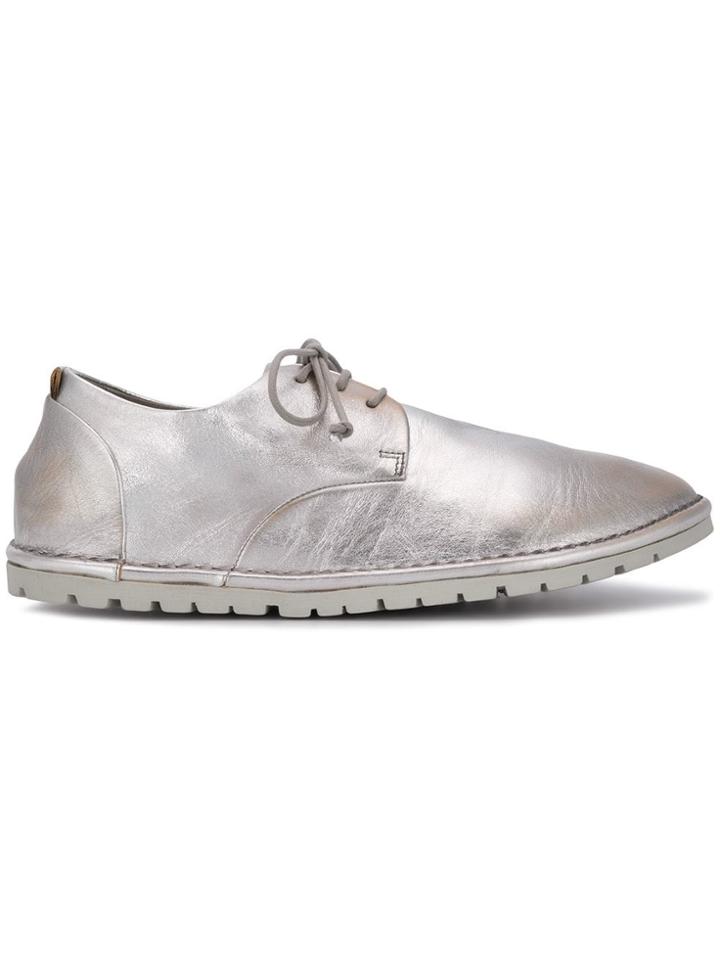 Marsèll Round Toe Lace-up Shoes - Silver