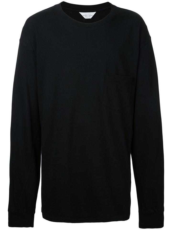 Unused - Loose-fit Longsleeved T-shirt - Men - Cotton - 4, Black, Cotton