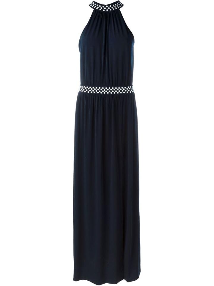 Michael Michael Kors Studded Detail Maxi Dress