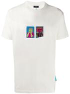 Marcelo Burlon County Of Milan Scream Patch T-shirt - Neutrals