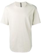 Attachment - Curved Hem T-shirt - Men - Cotton - V, Nude/neutrals, Cotton