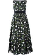 Vivetta Floral Print Dress, Women's, Size: 40, Green, Cotton