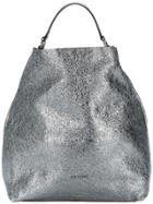 Twin-set Metallic Bucket Tote
