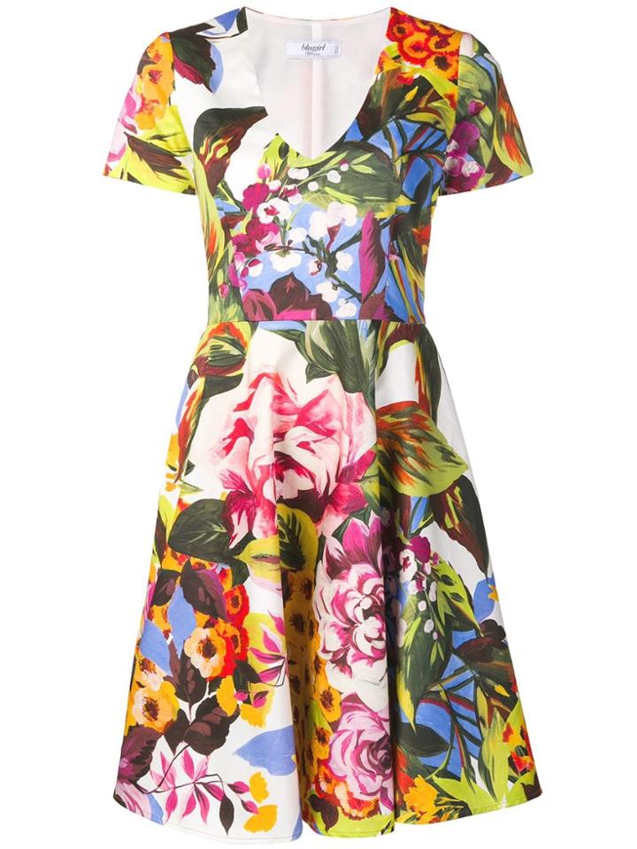 Blugirl Floral Print Dress - Green